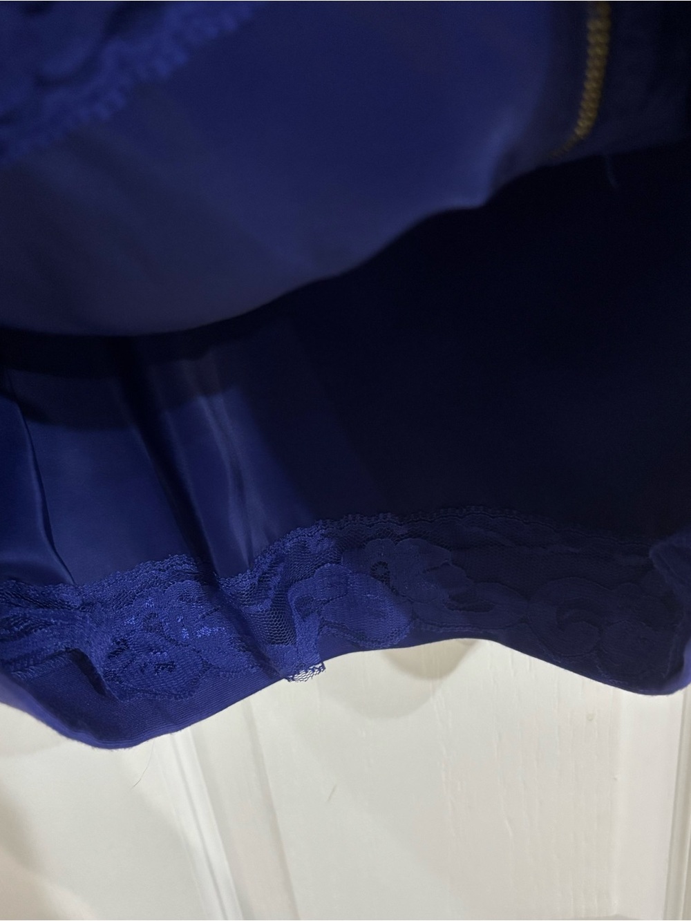 Trina Turk Classic Women's Pencil Skirt in Cobalt Blue - Picture 5 of 6